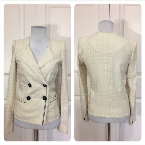 Isabel Marant Flenn collarless Cropped Jacket - Picture 9 of 9